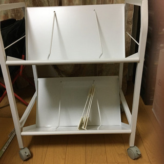 7/20掲載終了 【中古】ファイルラックワゴン 収納ワゴン