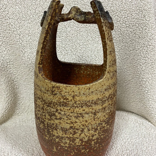 花器　信楽焼