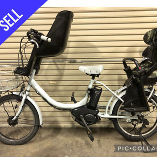 電動自転車☆ブリヂストン ビッケⅡ 3人乗 残キロSW☆