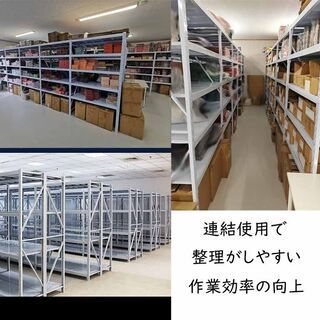 ★新品★大型スチールラック横幅150cm　耐荷重200㎏/段　倉庫用ラック　収納ラックの画像