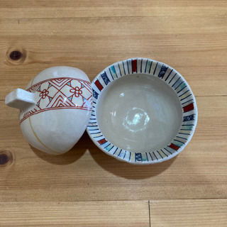作家不明　陶器　和皿　小物入れの画像