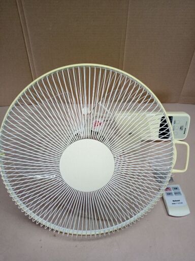 壁掛け扇風機　F-G303W　2002年製　ナショナル　リモコン付　動作品
