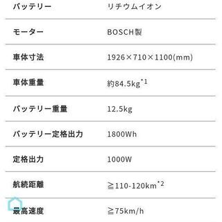 SUPER SOCO TC 原付二種 電動バイクの画像