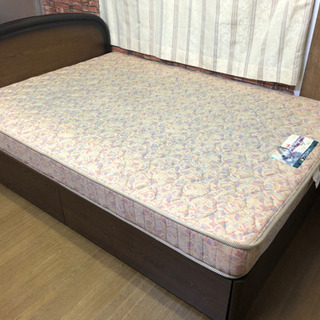 ?【送料無料】フランスベッド ダブルサイズベッド マットレス セット