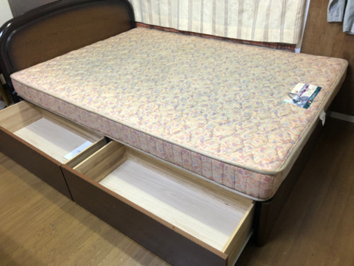 ?【送料無料】フランスベッド ダブルサイズベッド マットレス セット