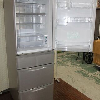 hシャープ SJ-PW42B-S プラズマクラスター冷蔵庫 412L/どっちもドア/5