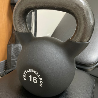 ケトルベル 16kg ソフトな素材で、ご家庭での利用に最適