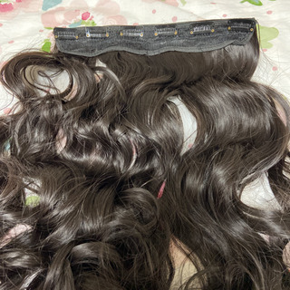 UHair ヘアエクステンション クリップ付き 50cm (カーリー)の画像