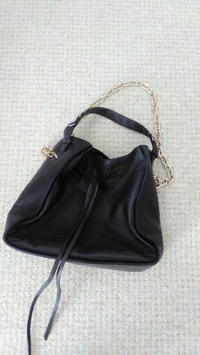 ★完売★再値下げ★☆USED☆　グレー・本革2WAYショルダーバッグ（BLANA lab）
