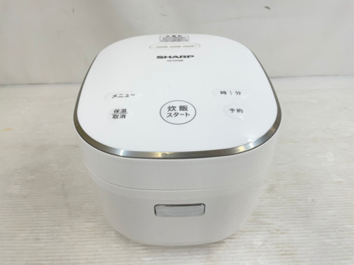 ✨美品✨SHARP シャープ KS-CF05B-W ジャー炊飯器 ３合炊き動作確認済み