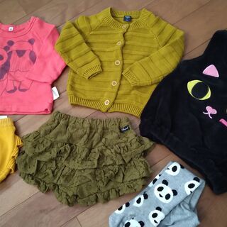 《お値下げしました》ベビー服 ワンピース キュロット トレーナー...