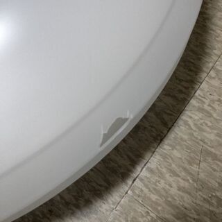 NEC LEDシーリングライト　リモコン付　割れありの画像