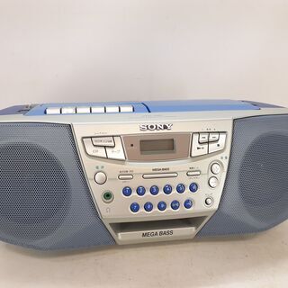 SONY MEGA BASS CDラジカセ CFD-S22 通電...