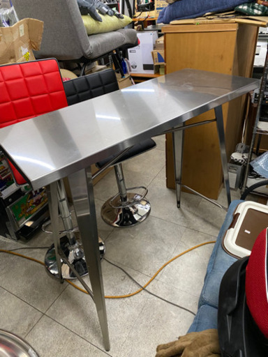 ★SALE★カウンターテーブルセット椅子2脚　リサイクルショップ宮崎屋21.7.8