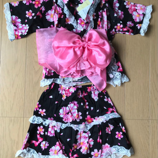 [未使用品]　甚平ドレス　100サイズ