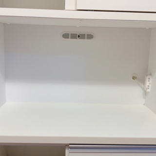 再値下げ！食器棚　ファニチャードーム　美品★コンセント3口あり！の画像