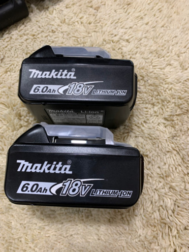 マキタ　バッテリー　2個セット　未使用　18v 6.0