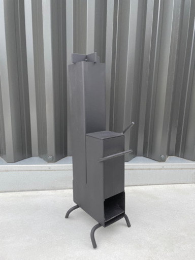 【値下】ロケットストーブ　引き取り限定　煙少ない　BBQ キャンプ