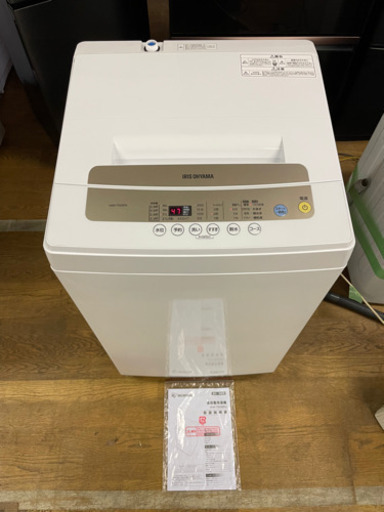 s0708-1 ☆美品☆ アイリスオーヤマ　全自動洗濯機　IAW-T502EN 5kg 2020年製