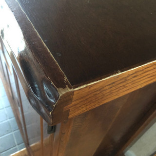 下駄箱　一枚板の画像