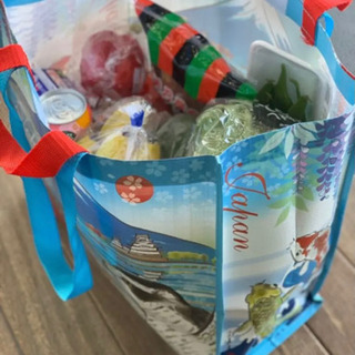 レジャーシート　コストコバッグ　鷹　富士山　鯉　風水　着物　浴衣　和柄　日本の画像