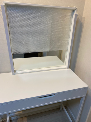 【美品】デスク・鏡・ライト・チェア4点セット IKEA