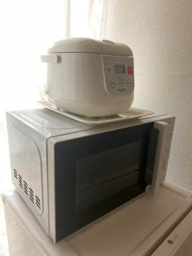 急募7/25まで一人暮らし　3点セット　電子レンジ、炊飯器、洗濯機