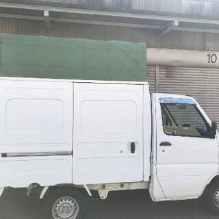 三菱ミニキャブバン 黒ナンバです