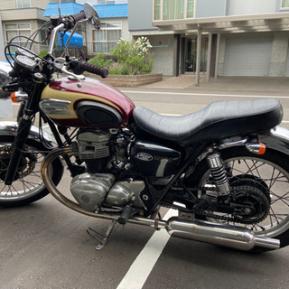 【車検なし】KAWASAKI W650 低走行車 ローダウン アップハンドルの画像