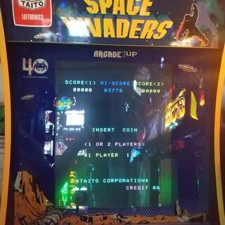 【値下げ】Arcade 1up スペースインベーダーの画像