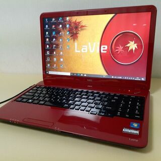 ✱CORE-I5搭載✱Win10✱レッド色✱大容量✱オフィス✱テンキ✱HDMI ✱CORE-I5搭載✨新Win10✨富士通✨大容量✱オフィス✱テンキ