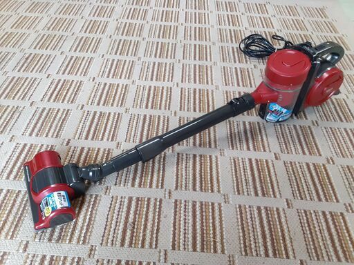 アイリスオーヤマ サイクロン式 スティッククリーナー ESC-55K-R 軽量タイプ　/DJ-0310-O6