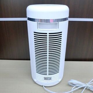 美品 センサースイングヒート CHD-1534 2018年製 直径17.5×高38㎝ 人感センサー付 セラミックヒーター ホワイト 取扱説明書付 首振り機能搭載 温風機 苫小牧西店の画像