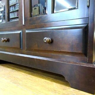 北海道民芸家具 キャビネット サイドボード 幅：92.5cm 食器棚