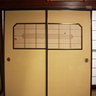 取引終了致しました。　建具2点　ふすま戸