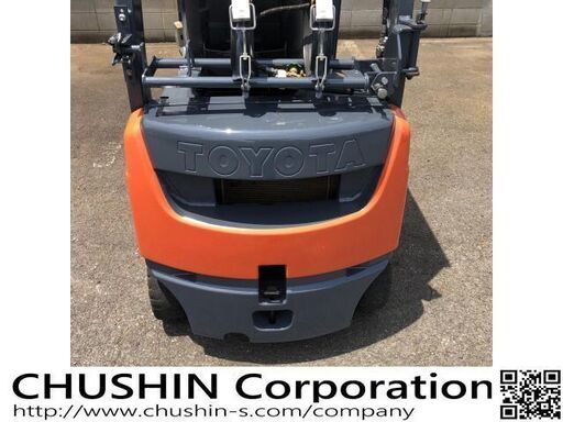 関東輸送費無料　トヨタL&F エンジンフォークリフト 1.5t 　LPガス ガソリン 切替式 　1.5トン　1500kg　14735　CF20084