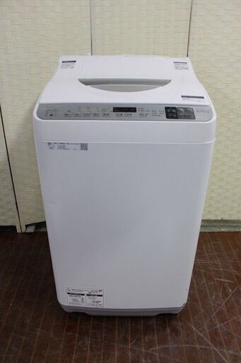 ｈシャープ　全自動洗濯乾燥機　洗濯5.5㎏/乾燥3.5㎏　ES-TX5D-S 2020年製 SHARP 洗濯機 中古家電 店頭引取歓迎