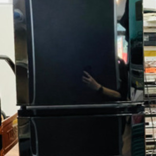 ★中古品　三菱ノンフロン冷凍冷蔵庫ブラック