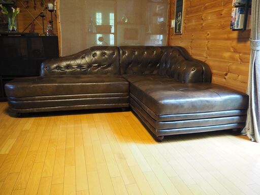カウチソファー　　北欧アンティーク風