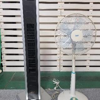 扇風機2台販売　スリムファンタイプ(左扇風機)