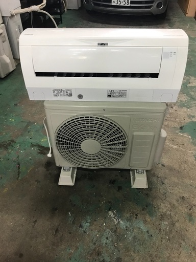2019 Hitachi 6 畳- エアコン設置無料