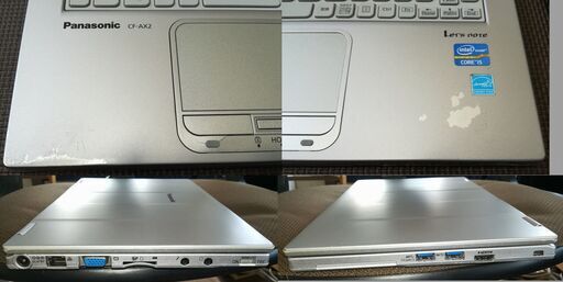 パナソニック製Let's note AX2（i5-3337U 1.80GHz、メモリー4GB、SSD128GB、無線LAN、WEBカメラ、11.6型HD、光学ドライブ無し）訳あり品はいかがでしょうか？