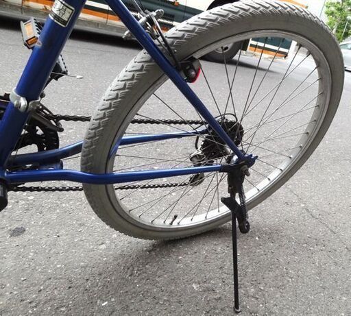 ラディウス 26インチ クロスバイク 10段変速 ブルー 青 自転車 26型
