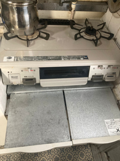 【取引中】スライド式 ガスレンジテーブル ステンレス キッチンカウンター