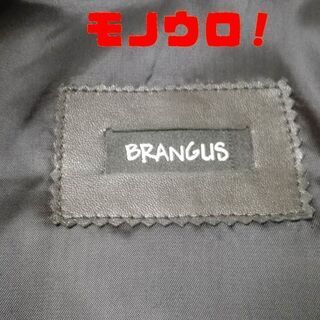 【あげます】ボリビア製レザージャケット　Brangus Leather 本革 メンズ 黒　Ｍ の画像