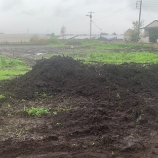 高根沢発　低い所を埋めたい方　良質黒土　近ければダンプで無料配達します