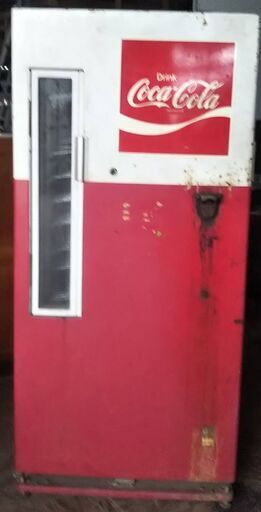 【決まりました！現金取引　引取限定】不動作品　ナショナル　ボトルクーラー　コカ・コーラ　NS-72R　レトロ　DIY 　ディスプレイ　アンティーク　ビンテージ