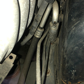 100系チェイサー　エアコンコンプレッサー＋高圧低圧配管セットの画像