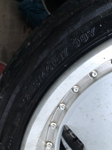 weds(ウェッズ) FARMAS ディッシュホイール 深リム　17インチ +45 PCD5H114.3 4本セット旧車 当時物