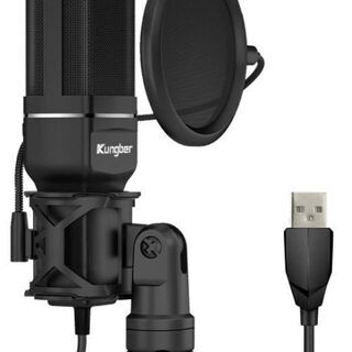 【新品・未使用】コンデンサーマイク PC マイク USBマイク ...